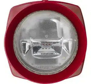 IQ8Alarm Plus/FSo visual alarm device with sound, red/red